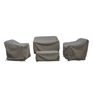 2 Seat Sofa Set Covers Khaki